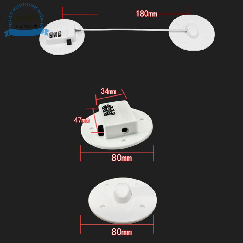 Ổ Khóa Tủ Lạnh / Cửa Sổ / Ngăn Kéo / Tủ Lạnh Bảo Vệ An Toàn Cho Bé Có Chìa Khóa