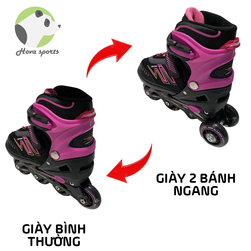2 Ốc dài đổi patin từ 1 hàng bánh thành 2 hàng bánh