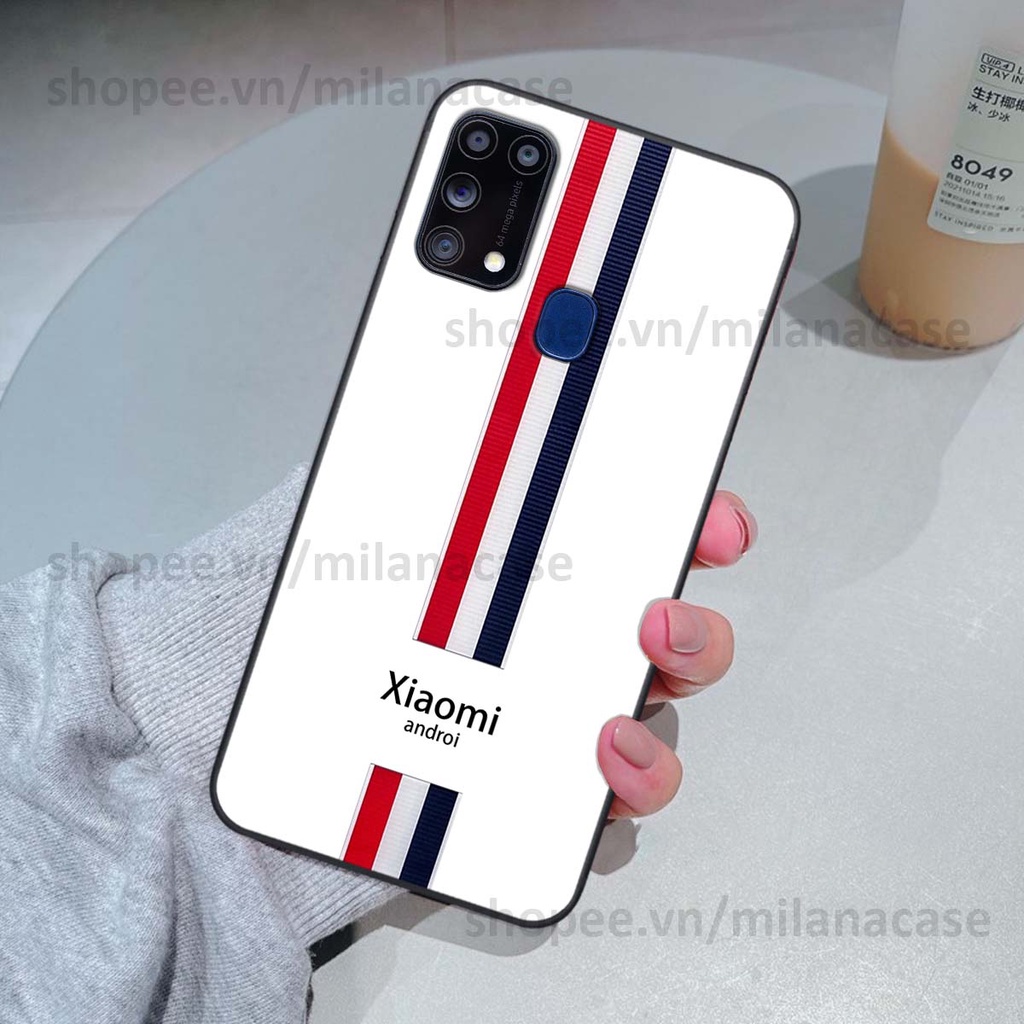 Ốp Samsung M31 in giả da phong cách thể thao, cá tính, thời trang