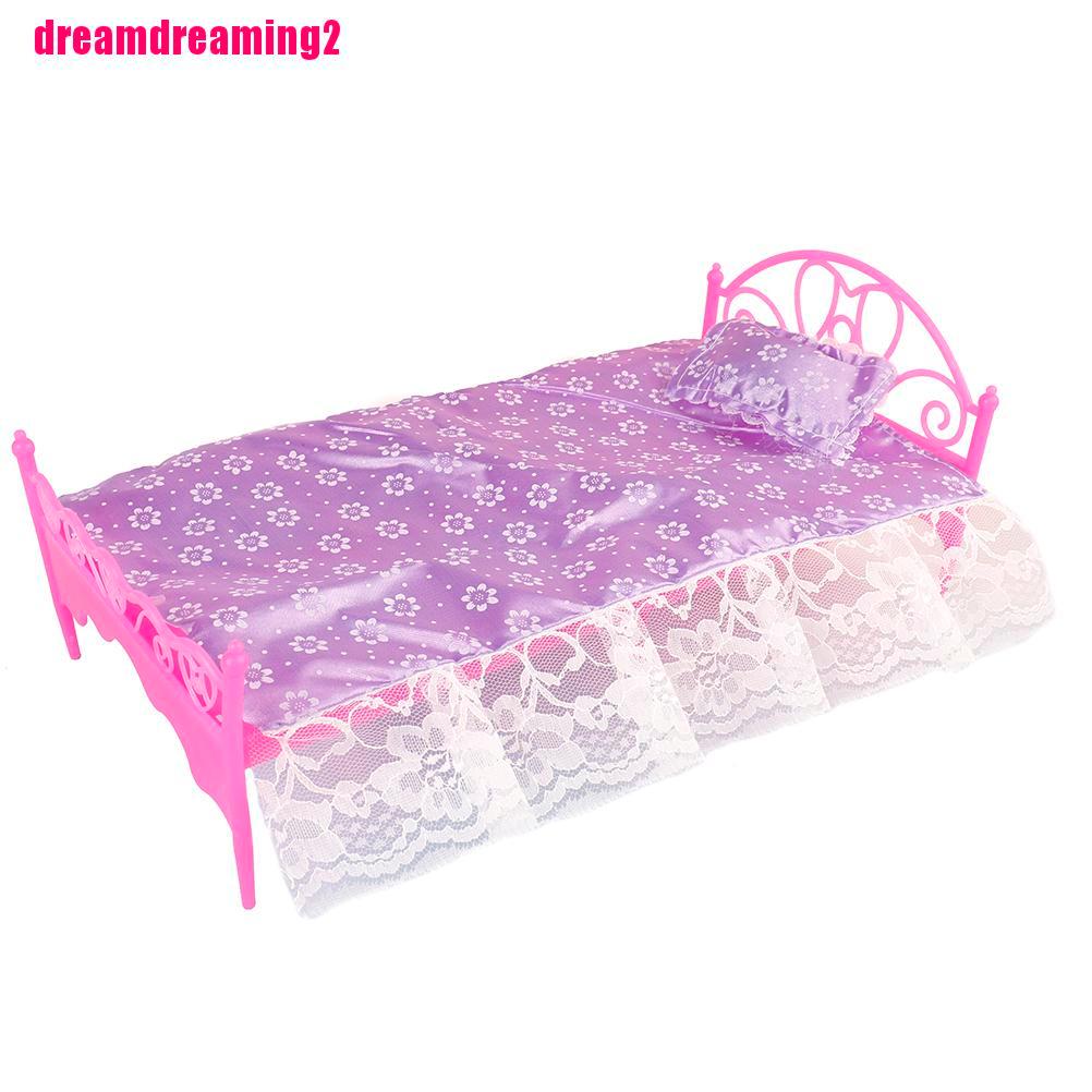 Giường Ngủ Dễ Thương Cho Búp Bê Barbie