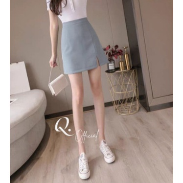 Chân váy nữ chữ A dáng ngắn chất tuyết mưa có quần lót bên trong mặc cực xinh CV15
