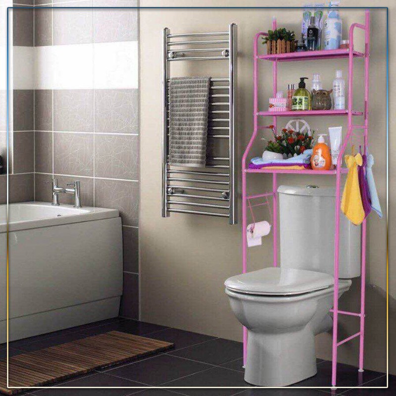 Kệ Để Đồ Phòng Vệ Sinh Sau Toilet Thông Minh Lắp Ráp Tiện Dụng chân kê TONGKHOBAOCHAU