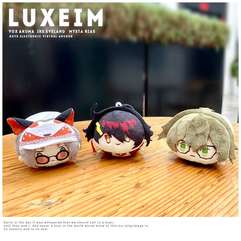 Ag Luxiem Móc Khóa Búp Bê Nhồi Bông Anime Mysta Ike NIJISANJI Vtuber