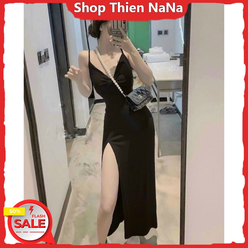 Đầm Ôm Body Sexy Xéo Tà Có Mút Ngực Thun Borip Màu Đen Thích Hợp Dạo Phố Đi Tiệc