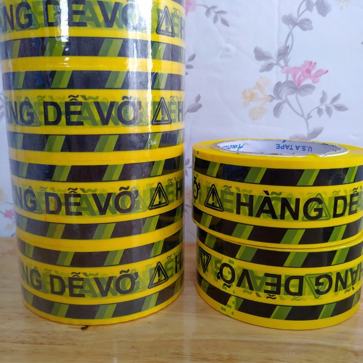 Băng Dính In HÀNG DỄ VỠ  loại 100 YARD