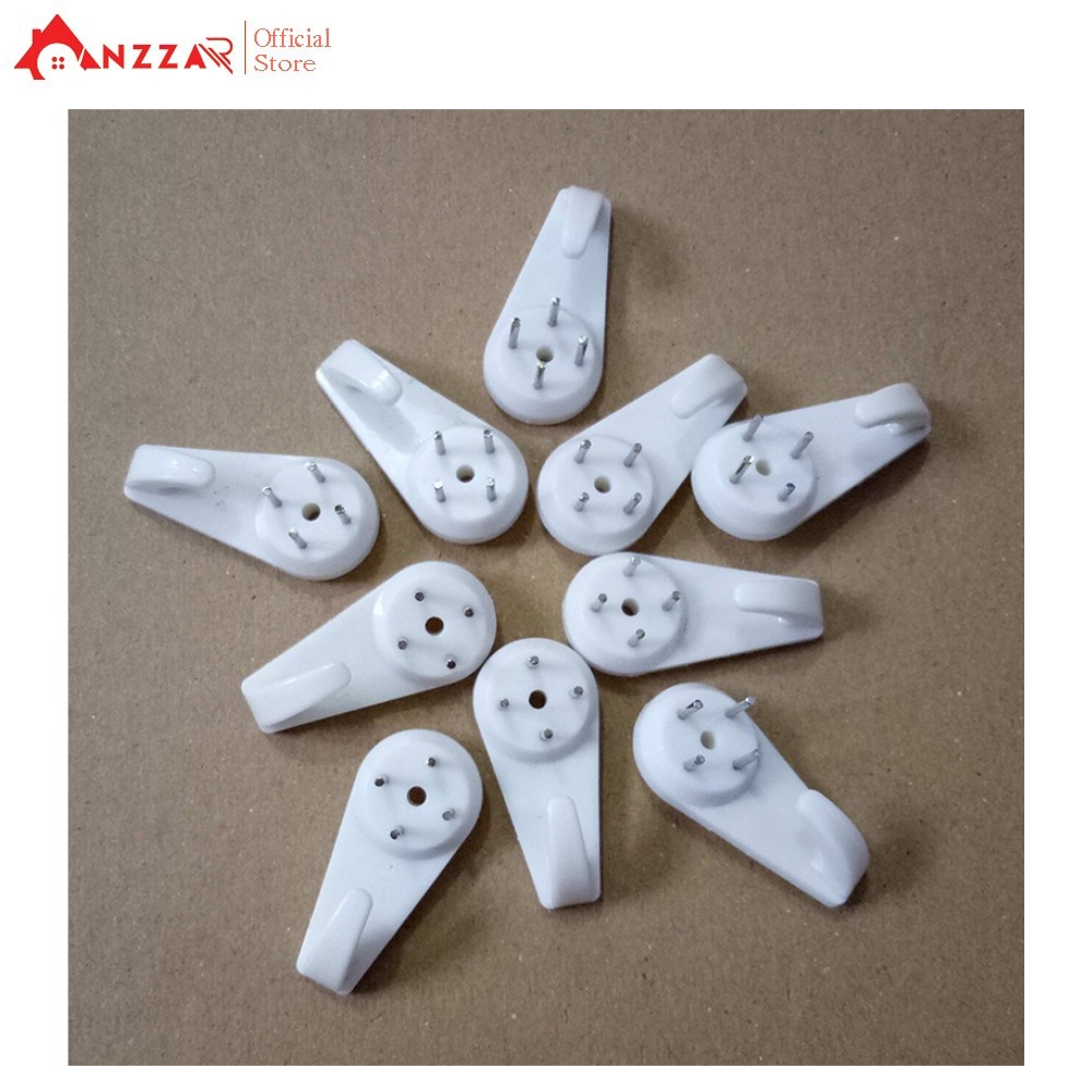 Đinh 4 chân treo tường treo khung ảnh, giỏ hoa, đồ dùng không cần khoan tường Anzzar M-01