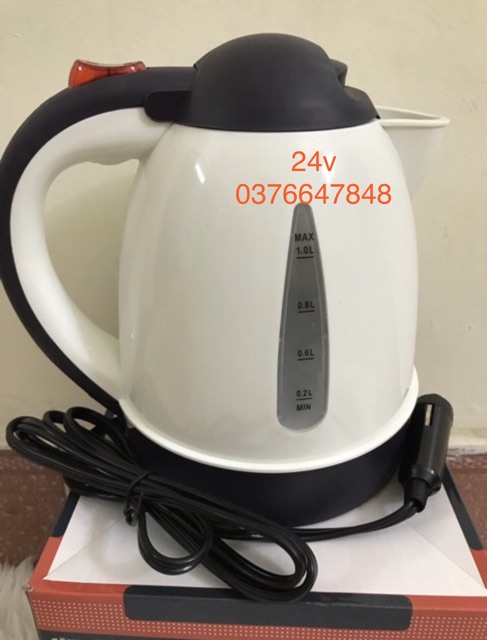 Ấm siêu tốc và nồi cơm điện 12v và 24v loại trên ô tô có em này rất tiện