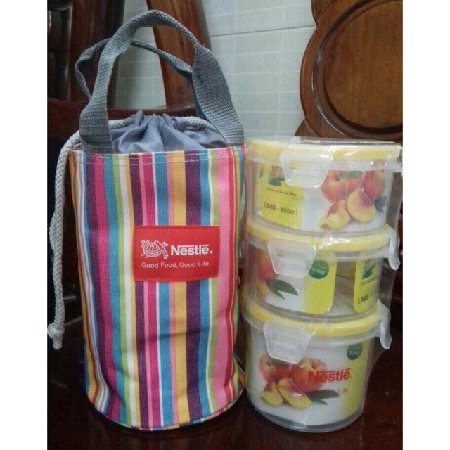 Giỏ cơm Nestle 3 hộp