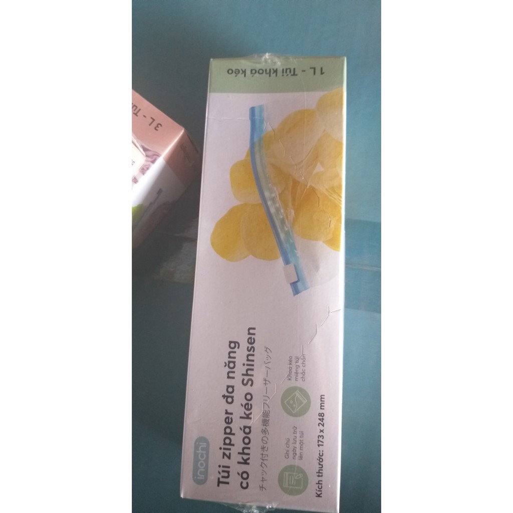 Túi ziper đa năng Inochi 3L có khóa kéo an toàn tiện lợi giữ trọn hương vị thực phẩm.