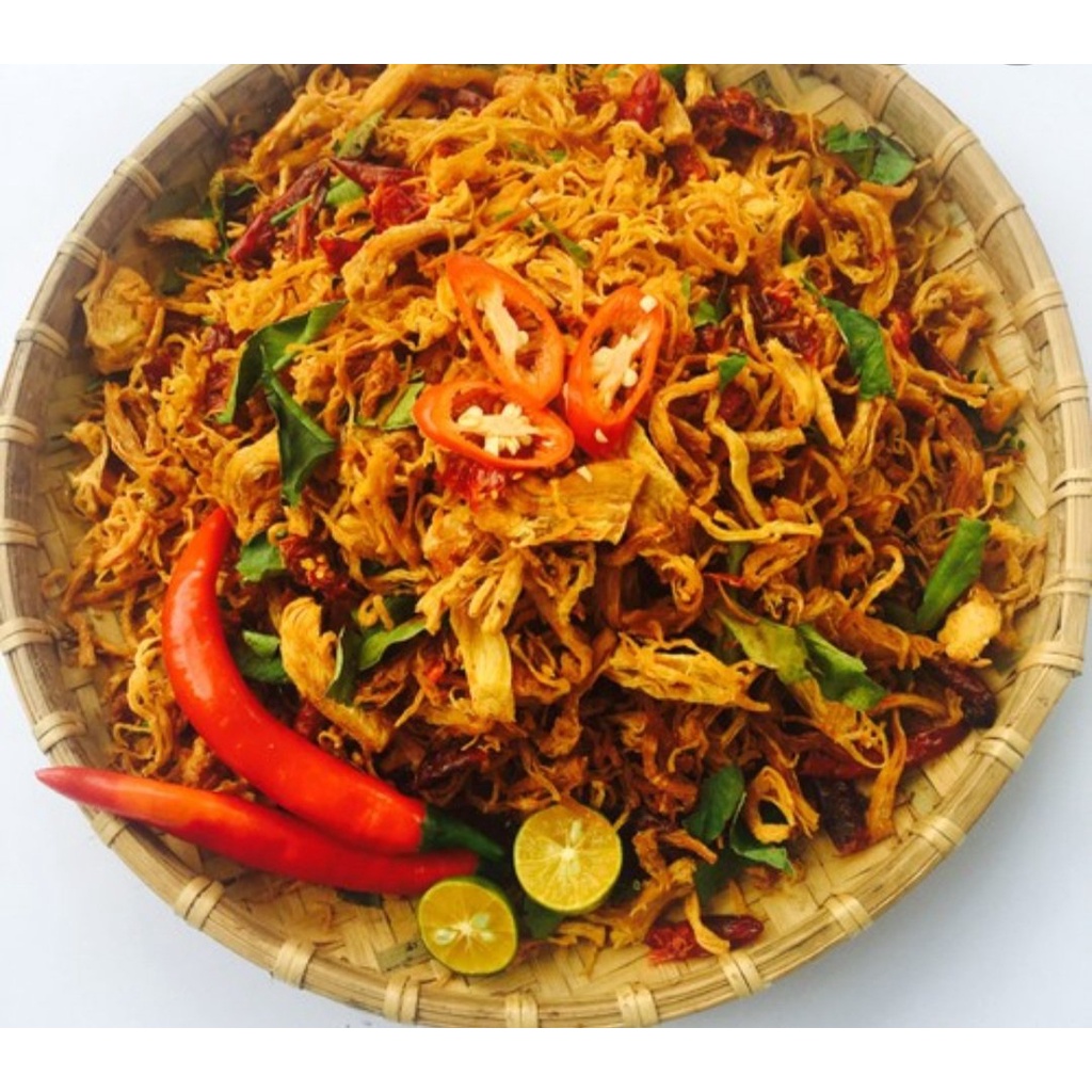 Tạng kèm hàng mẫu ăn thử  khi mua 0.5 kg_ Khô Gà Lá Chanh Thơm Ngon Đặc Biệt - Date Mới Hàng Tuần #hatsaythanhcong