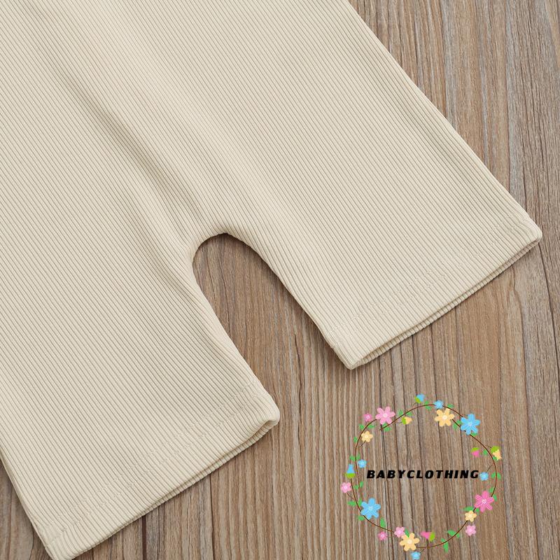 Áo liền quần cổ cao không tay màu trơn thời trang mùa hè năng động cho bé gái