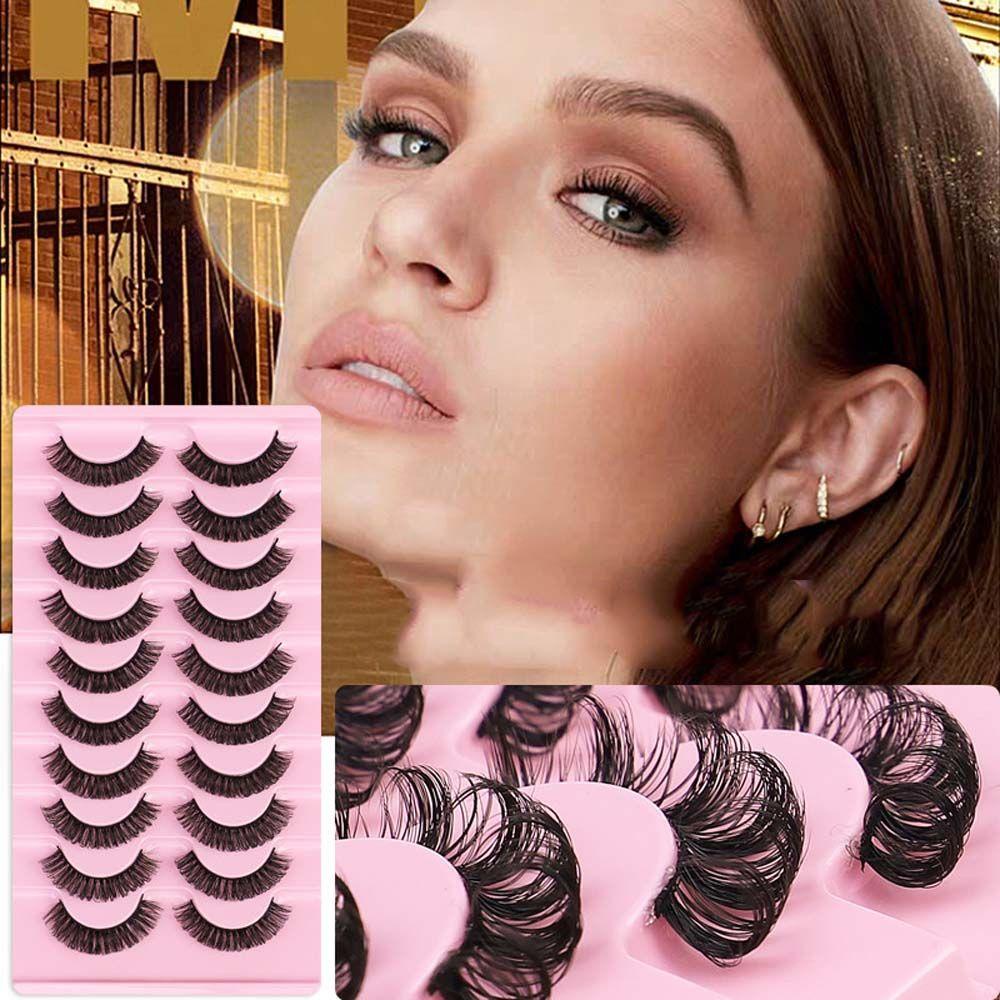 OCEANMAP Lông Mi Giả 3D Cong Tự Nhiên Lâu Trôi Thời Trang