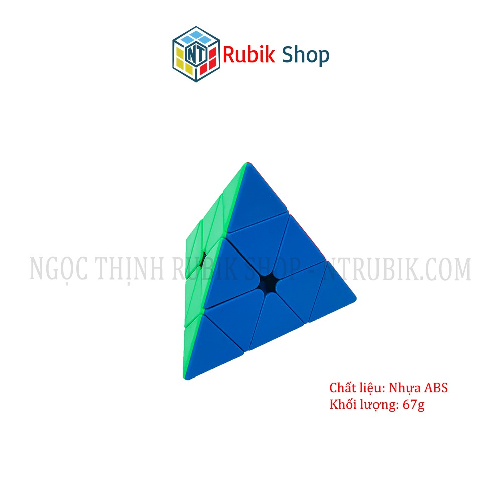 Rubik Kim Tự Tháp Meilong Pyraminx Stickerless không viền - ngocthinhrubik