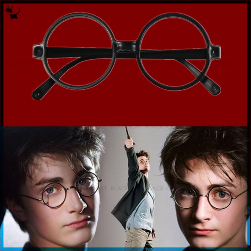 Gọng kính tròn màu trơn phong cách Harry Potter