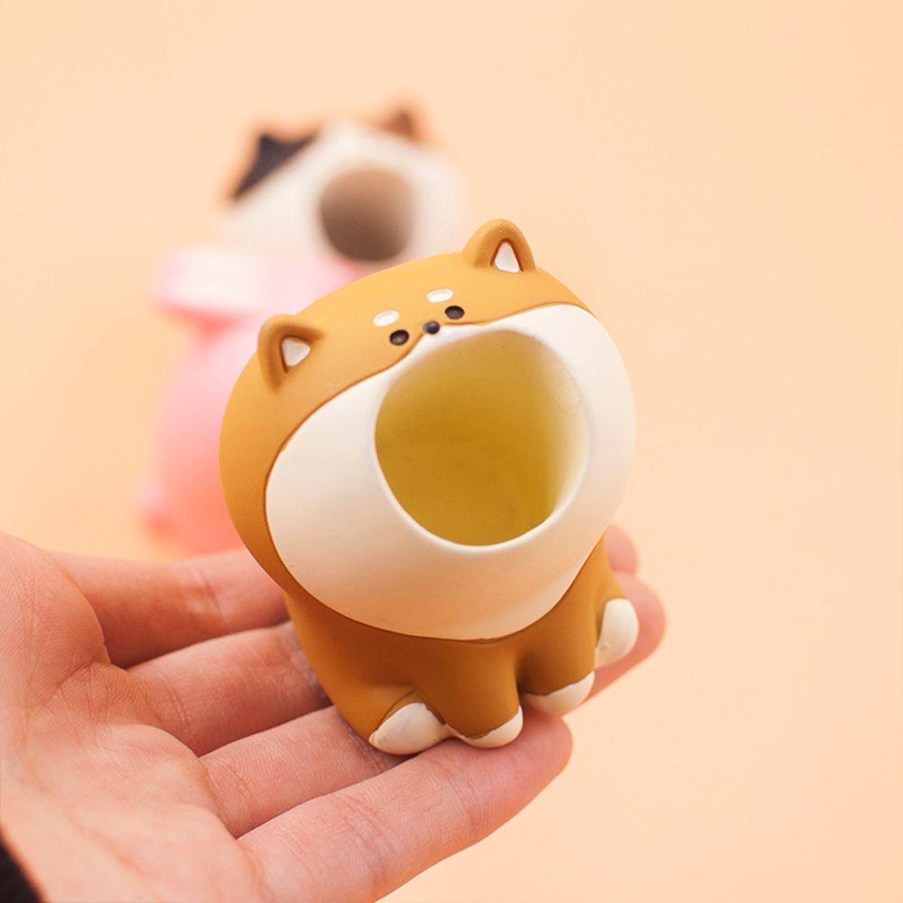 Hộp Đựng Bút Đánh Dấu Bằng Nhựa Resin Hình Động Vật Dễ Thương