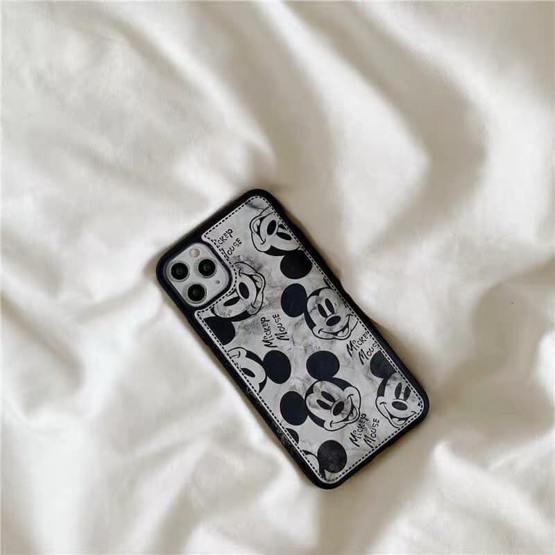 ⚡Ốp Lưng⚡Chuột mickey giả da chất lương cao siêu đẹp full iphone 6,6s/6,6s,6plus/7,8,plus/X,XS/XSMAX/11/11,pro,max