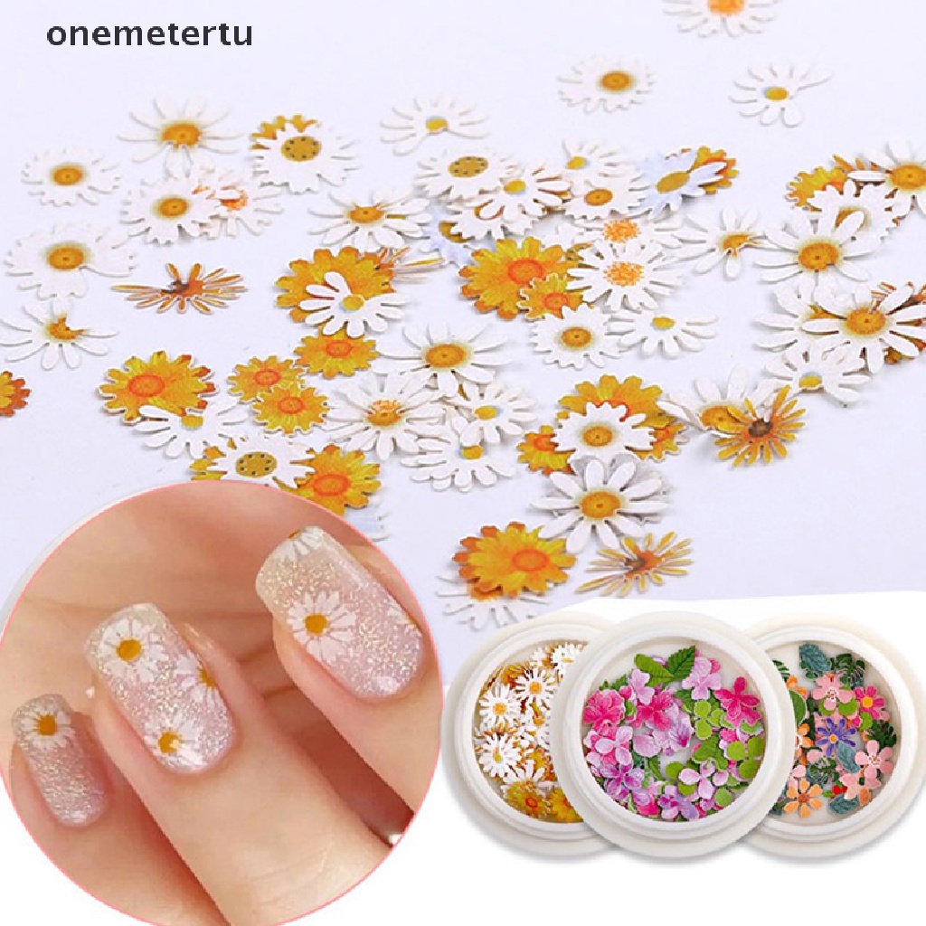 Hộp 50 Miếng Bột Gỗ Hình Hoa Hồng Trang Trí Móng Tay Nghệ Thuật DIY