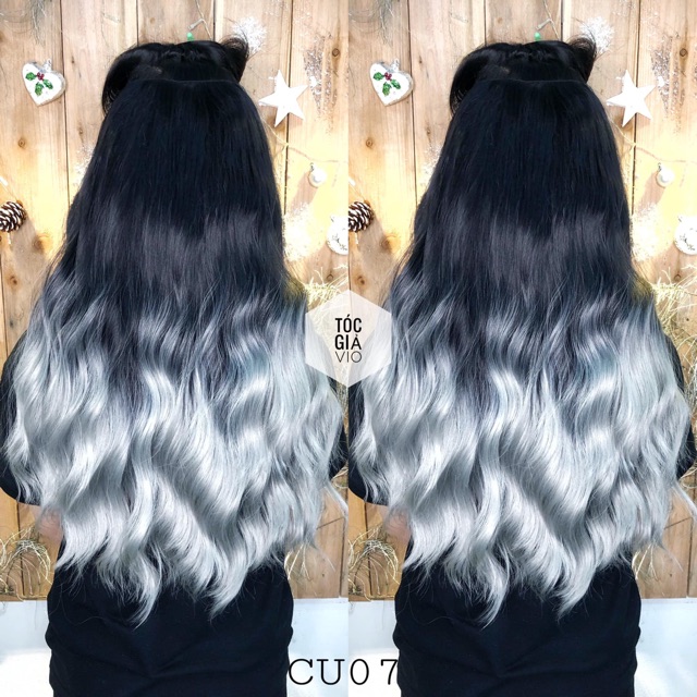 Tóc giả kẹp❤️freeship 50k tóc giả kẹp omber chữ u3/4 đầu cao cấp