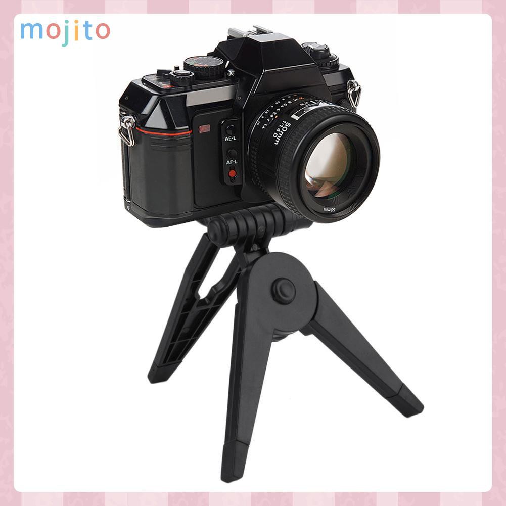 MOJITO Portable Folding Plastic Tripod Stand Hand Grip for 1/4&quot; SLR Sport Camera
