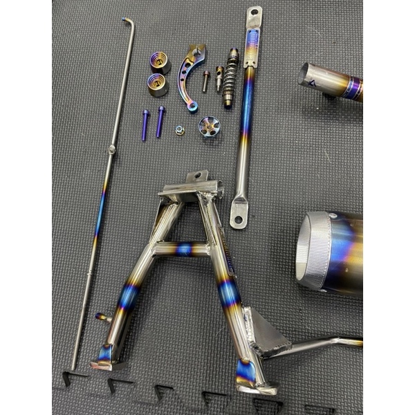 Chống đứng titanium cho đủ tất cả các dòng xe ex10 , sonic , winner , raider , satria , ex11 , wave vario