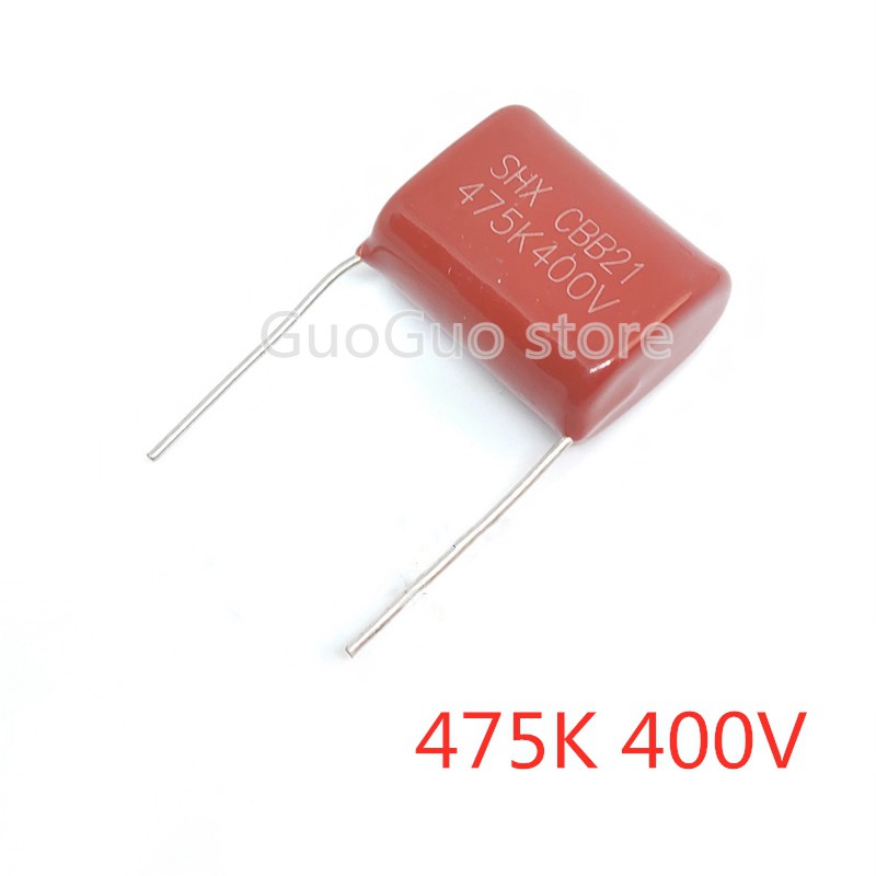 400V 5 Cái CBB 475K 475 4.7Uf CBB21 CBB22 Tụ điện màng Polypropylen kim loại Pitch 25Mm trên pxa12
