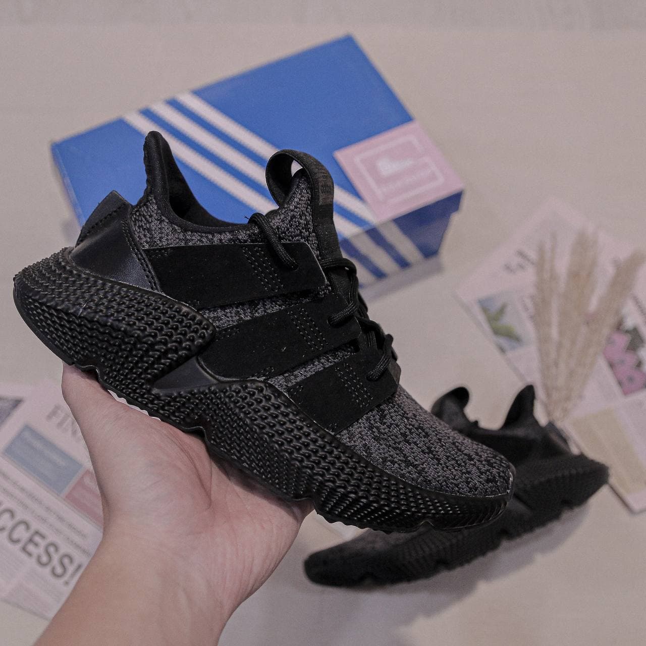 [Có sẵn] [Giá hủy diệt] [Ảnh thật] Giày Adidas Prophere - AQ0510 - All Black