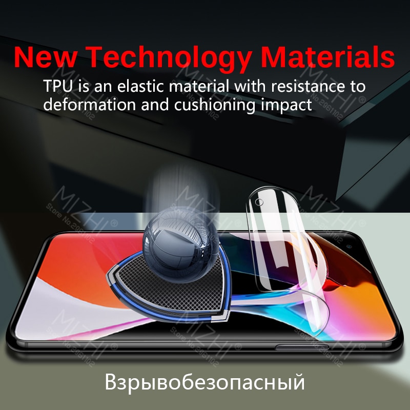 Miếng dán bảo vệ màn hình điện thoại hydrogel 100D thích hợp cho Xiaomi Mi 10 Ultra