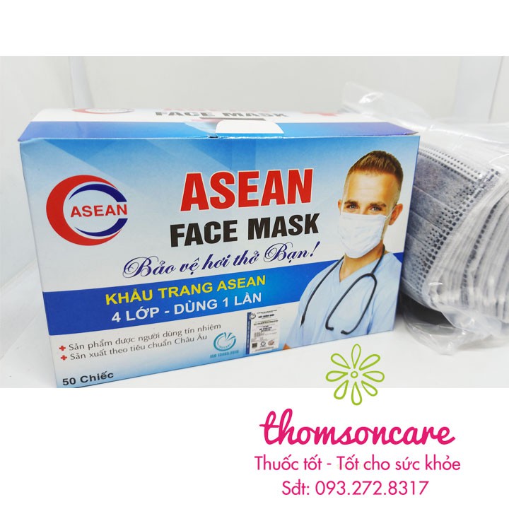 [Mã COSDAY giảm 8% đơn 150K] Khẩu trang 4 lớp kháng khuẩn - Khẩu trang y tế, kt lọc bụi | BigBuy360 - bigbuy360.vn