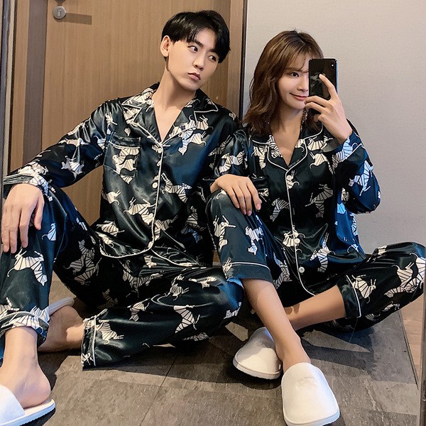Đồ mặc nhà Pijama lụa bóng Quảng Châu cao cấp cực nhiều mẫu