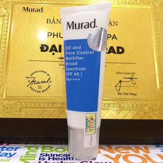 Kem dưỡng kiềm dầu và chống nắng Murad Oil and Pore Control Mattifier Broad Spectrum SPF 45 PA++++ (50ml)