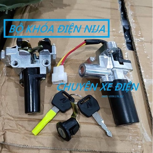 Ổ KHÓA BỘ XE ĐIỆN NIJA - 1 BỘ