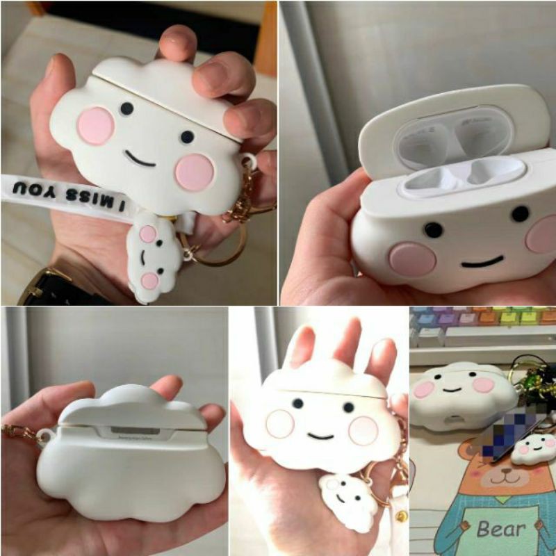 (Order 7 ngày) Case bảo vệ Airpods Pro/1/2/i9s/i10/i11 cầu vồng 7 màu/ sao chổi pastel/ mâ bồng bềnh/ trái đất