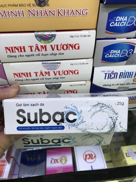 Gel làm sạch và sát khuẩn da Subạc type 25g