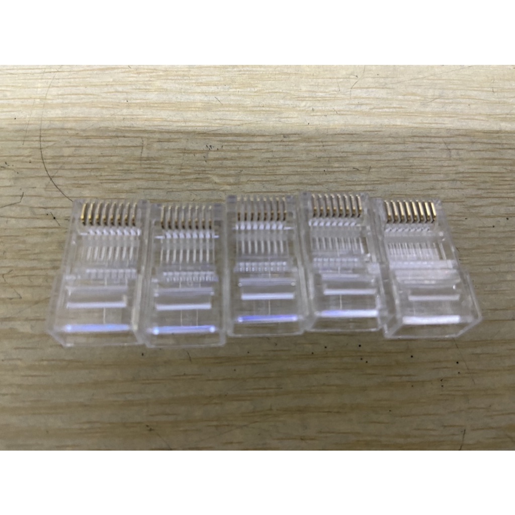 Đầu bấm mạng RJ45 UTP Golden Link CAT 5E - hàng chính hãng Golden Link bịch 100 đầu cáp mạng