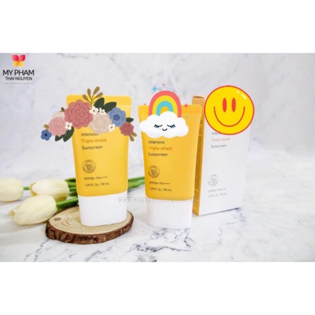 Kem Chống Nắng Innis tripple care cho mọi loại da SPF50+ PA+++