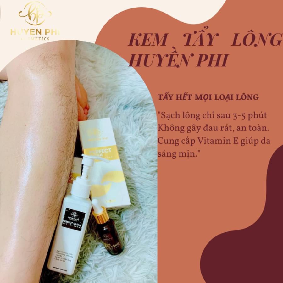 KEM TẨY LÔNG HUYỀN PHI VÀ SERUM TRIỆT LÔNG VĨNH VIỄN ( HÀNG LOẠI 1 ) CHÍNH HÃNG