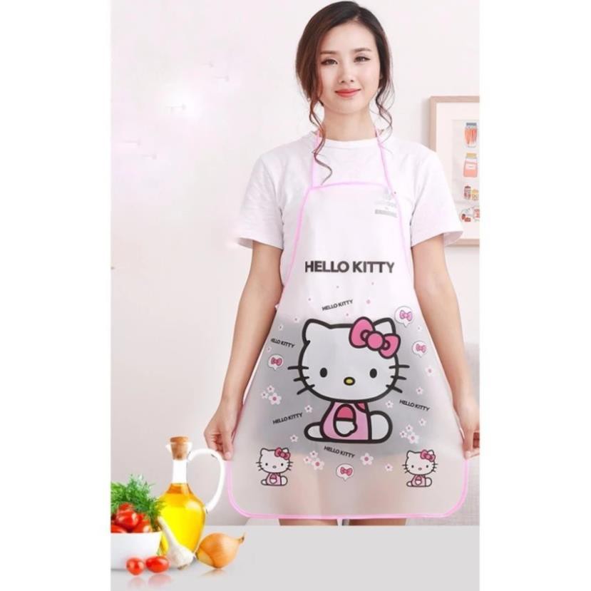 [XẢ KHO+FREE SHIP]  Tạp dề nấu bếp cute không thấm nước