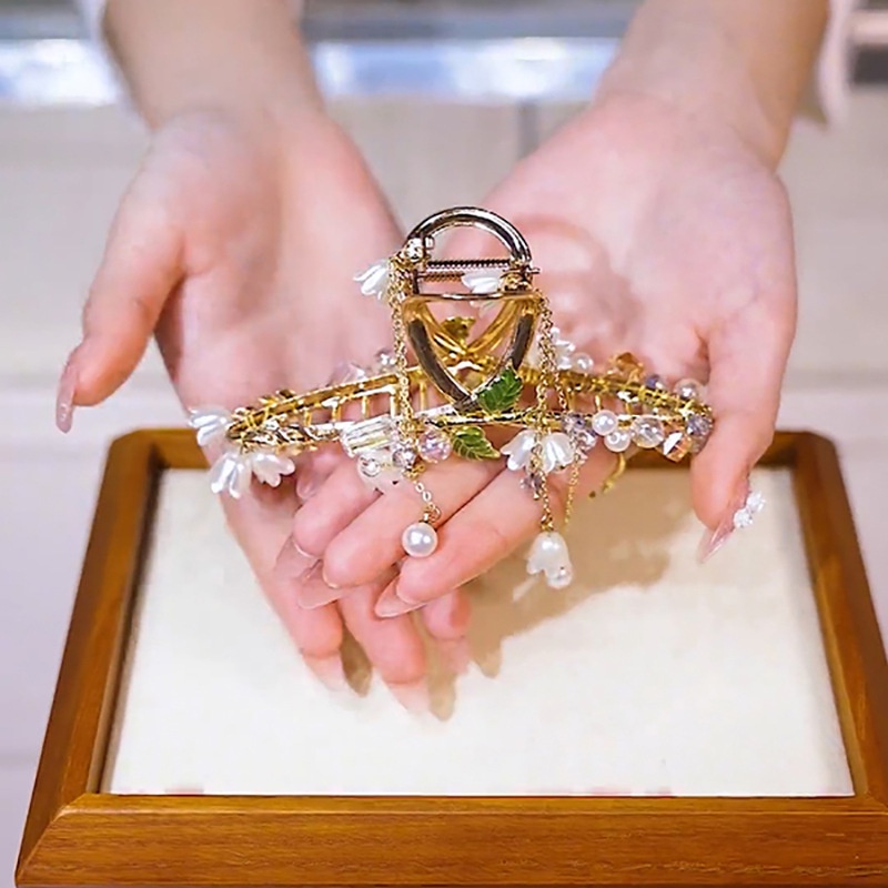 Kẹp Tóc Mạ Vàng Thời Trang Hàn Quốc 2022