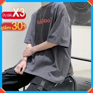 Áo thun tay lỡ nam nữ MAILKOO unisex basic tee phông form rộng oversize cotton dáng xuông