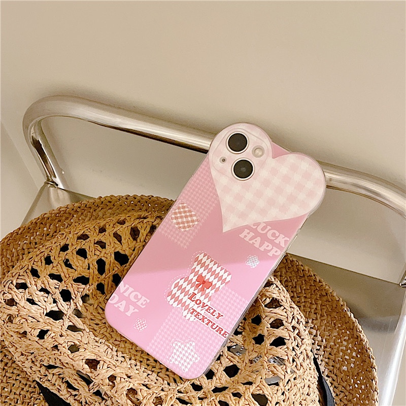 Ốp lưng iphone Ốp Điện Thoại Hình Trái Tim Cho iPhone13ProMax/11/14pro/X/XR/Xsmax/6/7/8Plus Dinuo case