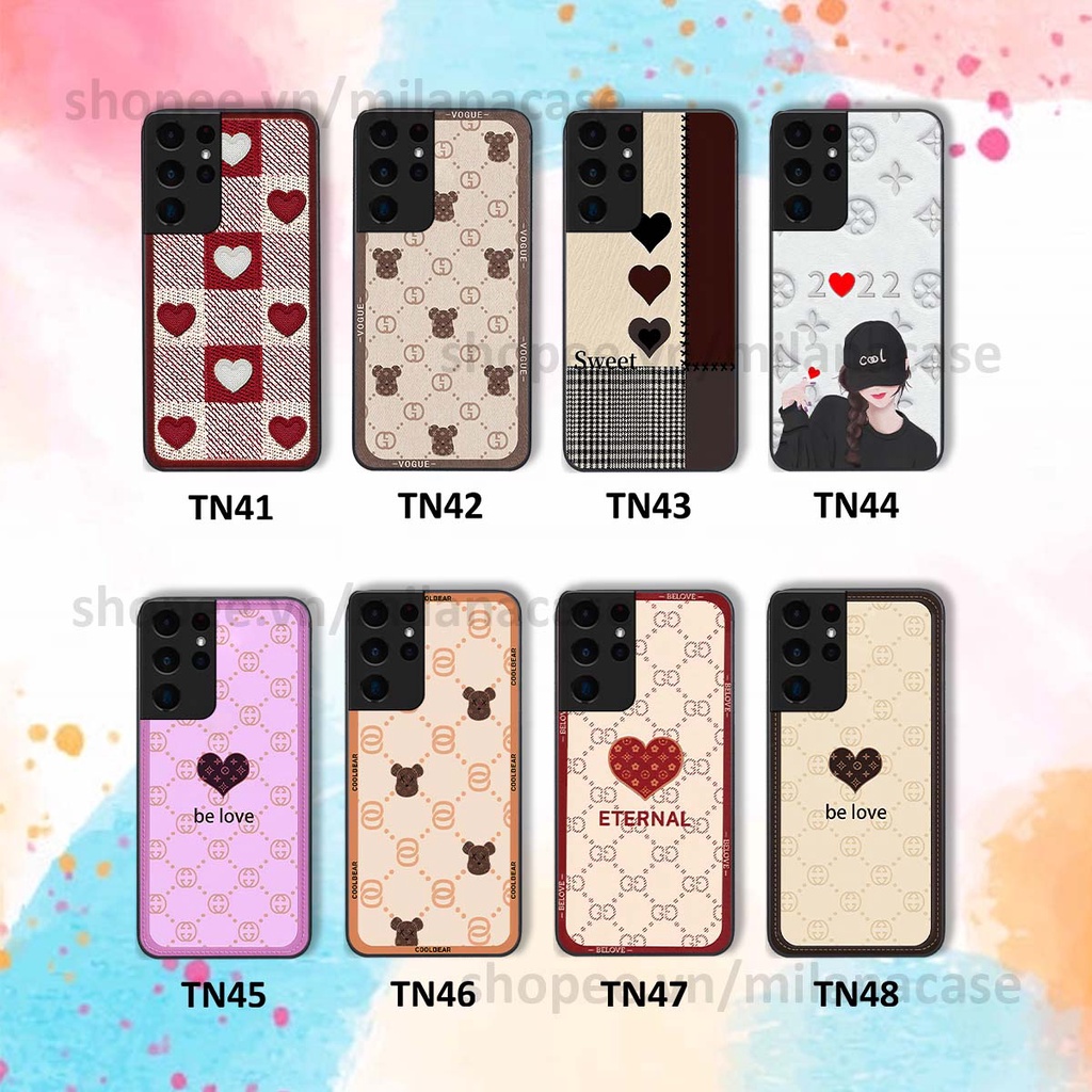 Ốp Samsung S21 Ultra hình trái tim be love tình yêu siêu đẹp, cá tính, thời trang