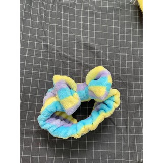 Băng đô tai thỏ vải nhung 3D
