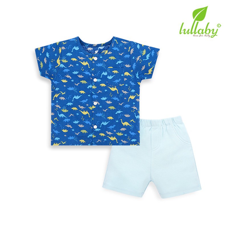 [Xả hàng] Bộ cộc tay cotton Poplin Lullaby cao cấp new