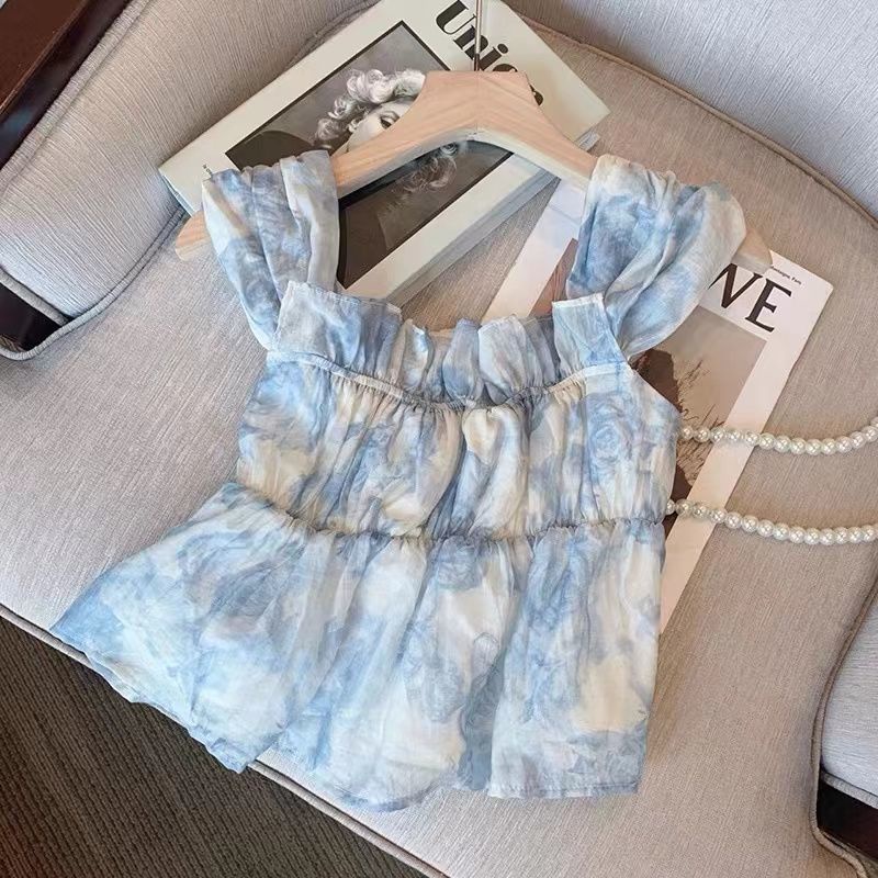 Áo Sơ Mi Sát Nách Nhuộm Màu Phong Cách Hàn Quốc 175286 Áo Hai Dây Cổ Vuông Ôm Dáng Xinh Xắn Dành Cho Nữ