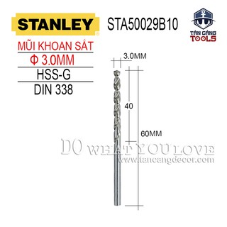 Mũi Khoan Sắt 3 mm Stanley STA50029B10