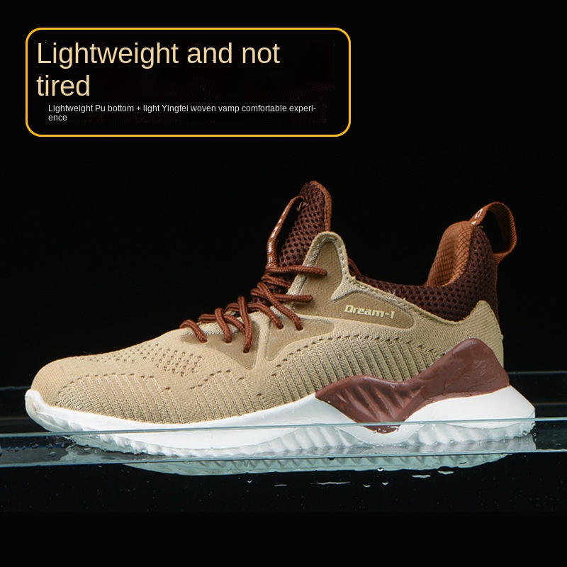 Giày bảo hộ lao động mũi thép siêu nhẹ khử mùi thoáng khí khử mùi chống mòn