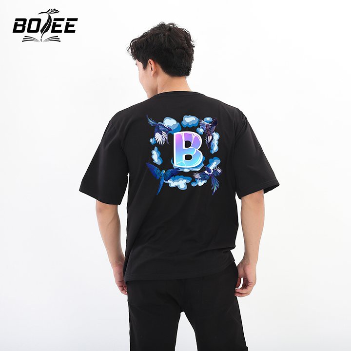 Áo thun tee Blue Sky Birds unisex form rộng oversize tay lỡ