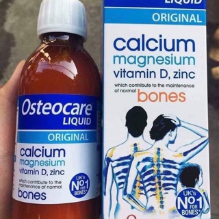 Canxi nước osteocare cho bé từ 3y - mẹ bầu,bú, ng lớn của Anh