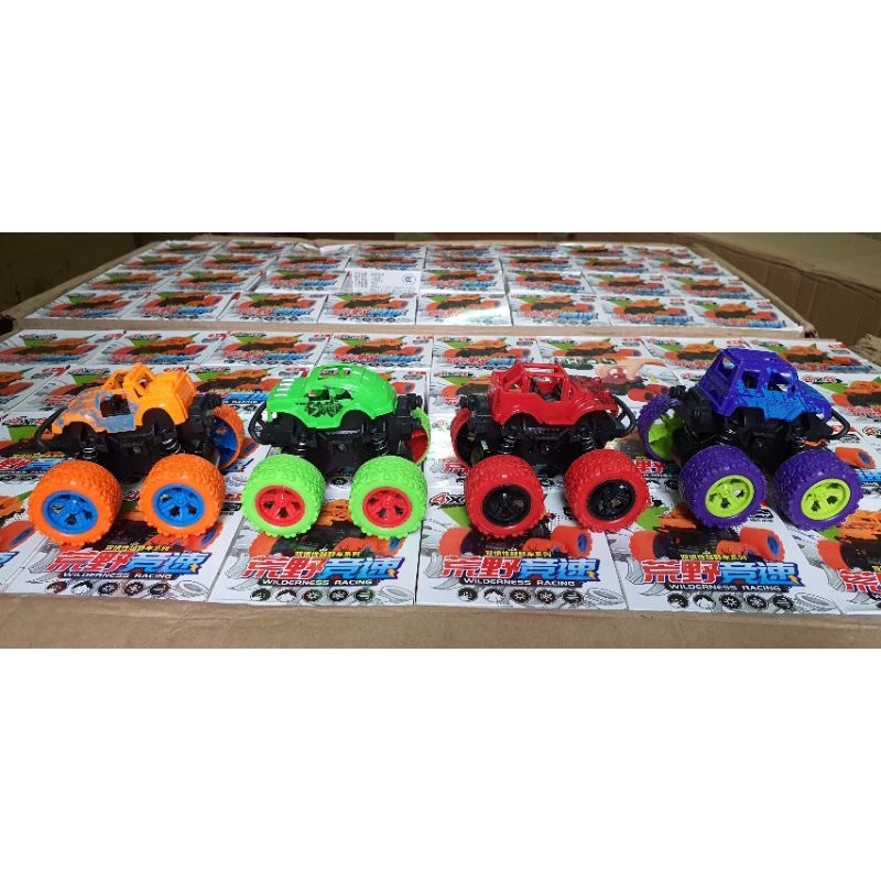 Xe ô tô đồ chơi quán tính địa hình chạy đà, lộn nhào cho bé 4 màu