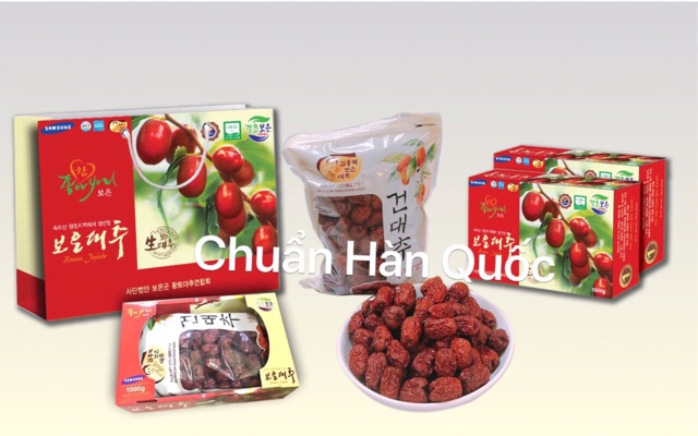 Táo đỏ Hàn Quốc mẫu hộp 1kg